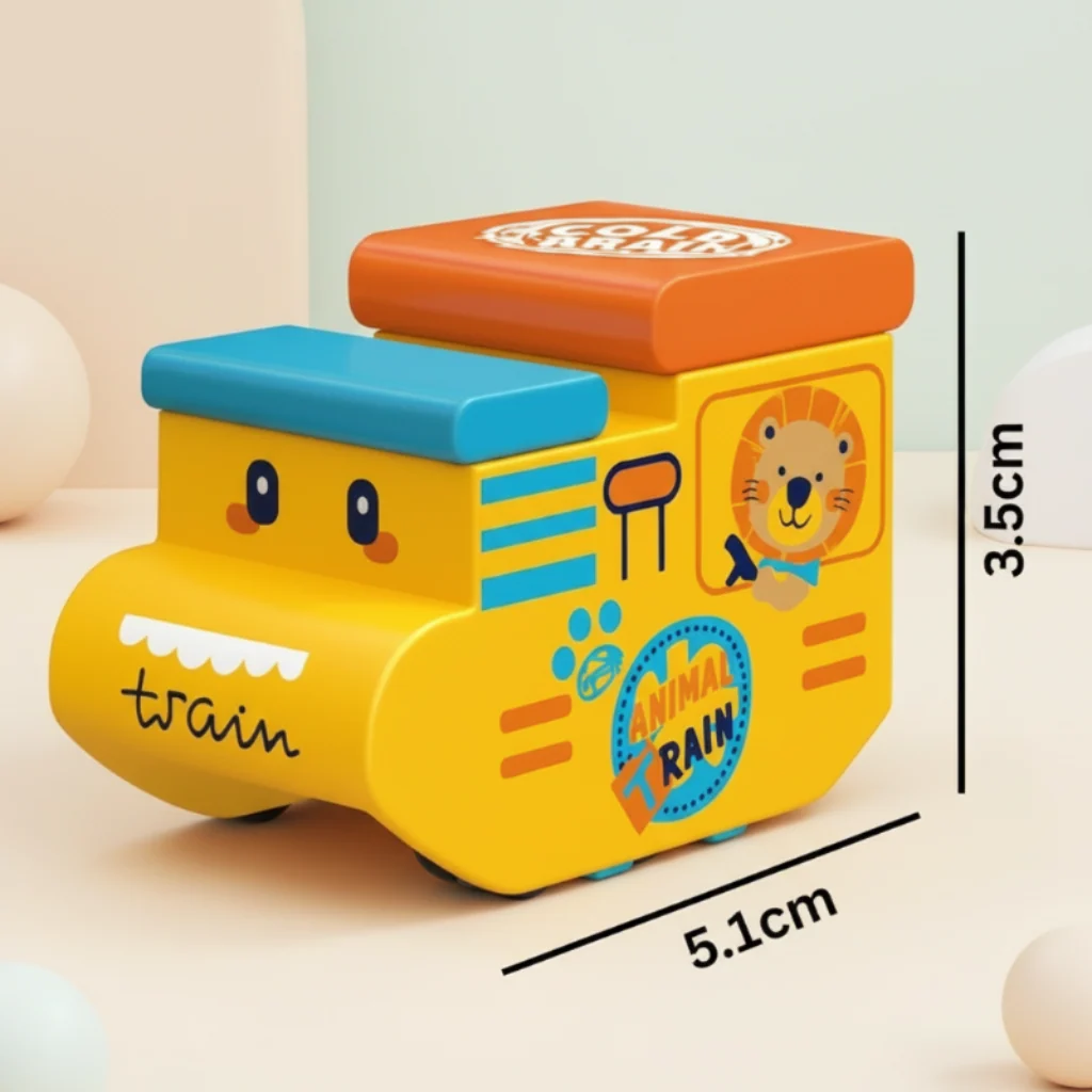 Construction Toy Electric Train Set Magnetic Playset - Image 8